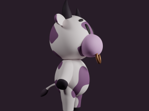 Cute Cow 3D Модель