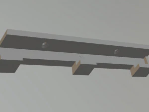 SOPORTE PS4 DEBAJO DE ESCRITORIO 3D Print Model