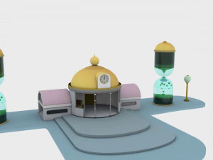 TIME ROOM DRAGON BALL Z 3D Model