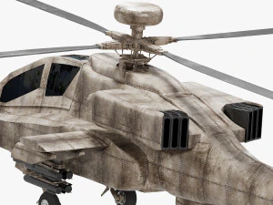 AN 64 Apache 3D Model