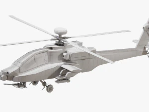 AN 64 Apache 3D Model