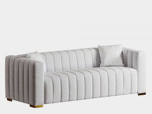 Clifford upholsterd sofa Model 3D