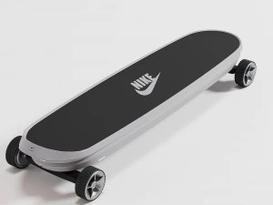 Nike electric skateboard 3D Model