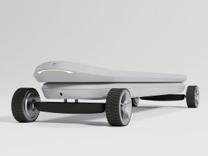 Nike electric skateboard 3D Модель