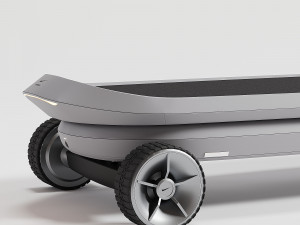 Nike electric skateboard 3D Модель