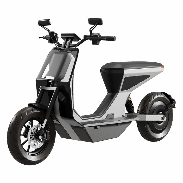Naon electric scooter 3D Model .c4d .max .obj .3ds .fbx .stl .blend 