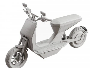 Naon electric scooter 3D Model
