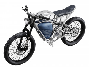 Light Rider World first 3d printed motorcycle Low-poly Model 3D