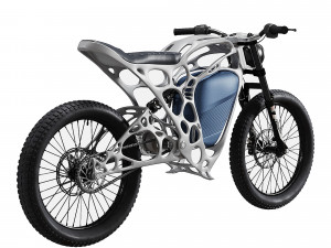 Light Rider World first 3d printed motorcycle Low-poly Model 3D