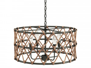 Neilsen 4 - Light Dimmable Drum Chandelier 3Dモデル