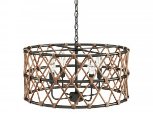 Neilsen 4 - Light Dimmable Drum Chandelier 3D Model