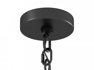 Neilsen 4 - Light Dimmable Drum Chandelier Modèle 3D