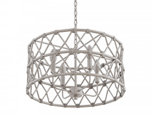 Neilsen 4 - Light Dimmable Drum Chandelier Modèle 3D