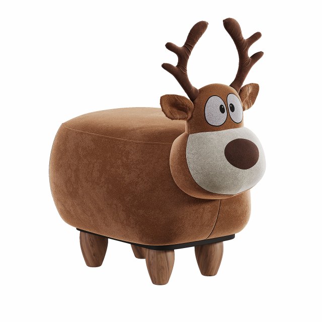 Cute Animal chair 3D Model .c4d .max .obj .3ds .fbx .stl .blend