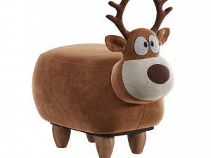 Śliczne krzesło w kształcie zwierzątka Model 3D