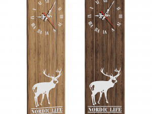 Bewood Wall Clock Modello 3D