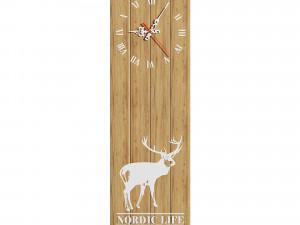 Bewood Wall Clock 3D Model