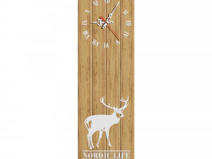 Bewood Wall Clock 3D Model