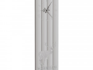Bewood Wall Clock 3D Model