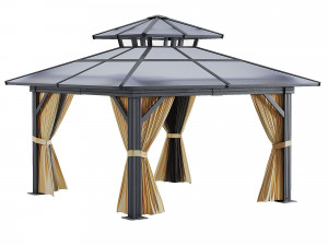 Aluminum Patio Gazebo Model 3D