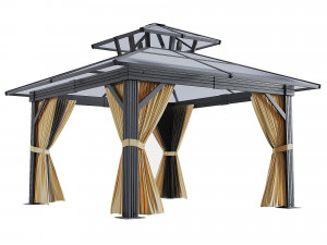 Aluminum Patio Gazebo Modèle 3D