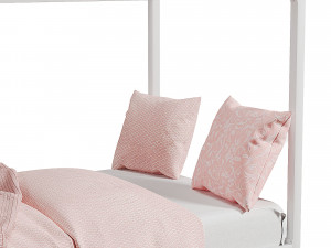 Little Seeds Skyler Metal Montessori House Bed 3D Модель
