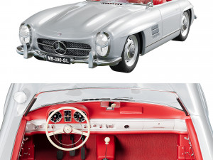Mersedes Benz 300SL Roadster 3D Model