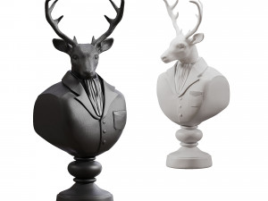 Quinnville Animals Bust Modelo 3D
