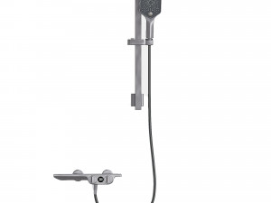 Modern Contemporary Brass Wall Mounted Shower System 3D 模型