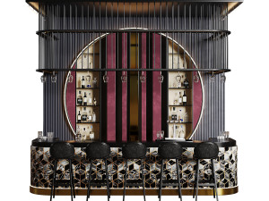 Bar Interior 3D-Modell
