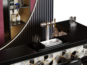 Bar Interior Modelo 3D