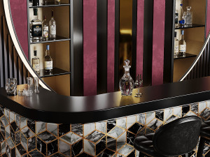 Bar Interior Modelo 3D