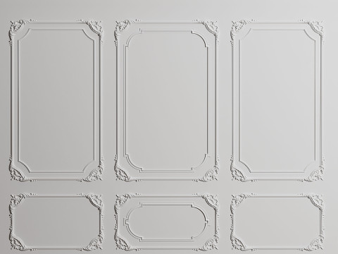 Wall Moudling Classic Modello 3D
