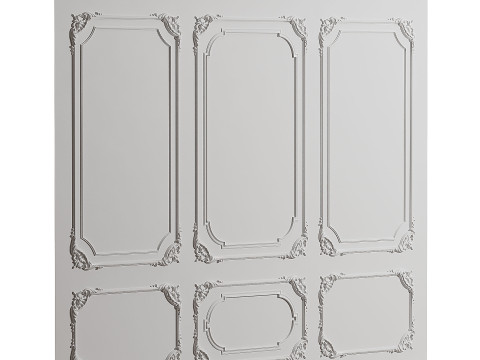 Wall Moudling Classic 3D Модель