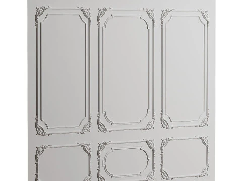 Wall Moudling Classic 3D Model