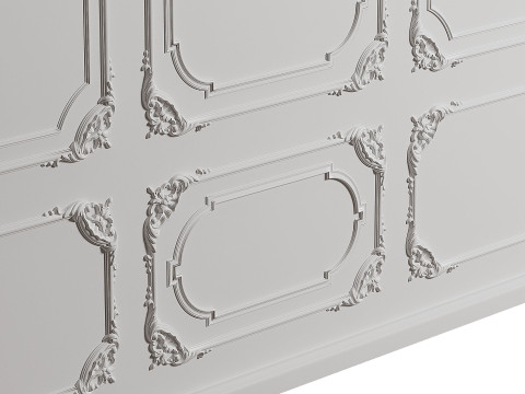 Wall Moudling Classic 3D Модель