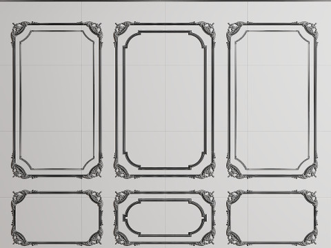 Wall Moudling Classic 3D Модель
