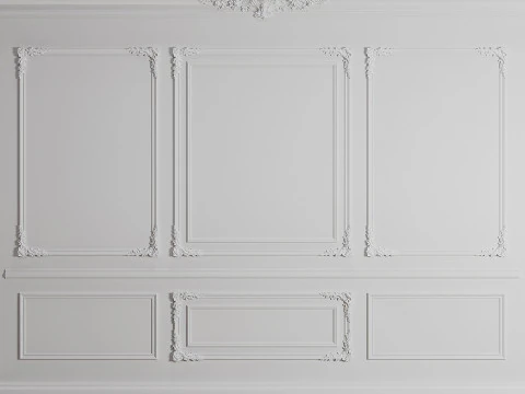 Wandleiste Classic 2 3D Modell