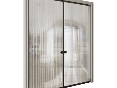 27 Glass Door Partition s 3Dモデル