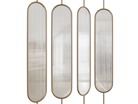 27 Glass Door Partition s 3D Model