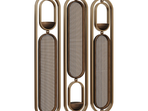 27 Glass Door Partition s 3Dモデル