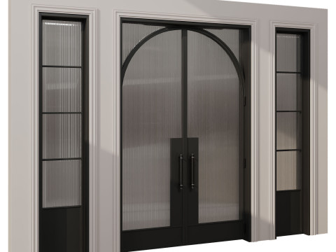 27 Glass Door Partition s 3Dモデル