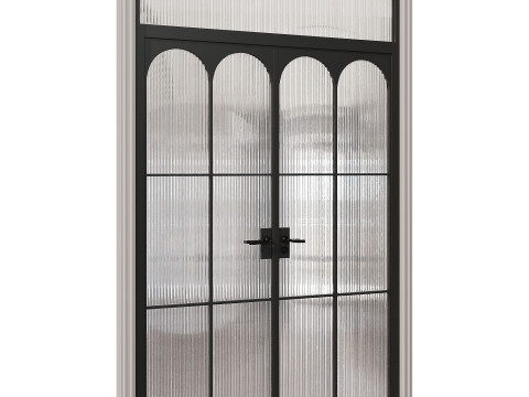 27 Glass Door Partition s 3Dモデル