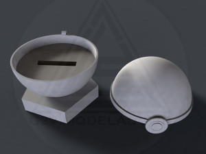 Pokemon themed cell phone holder Model Cetak 3D