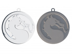 Mortal kombat 1 themed keychain 3D-Druckmodell