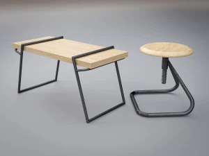 Стул 3D Модель