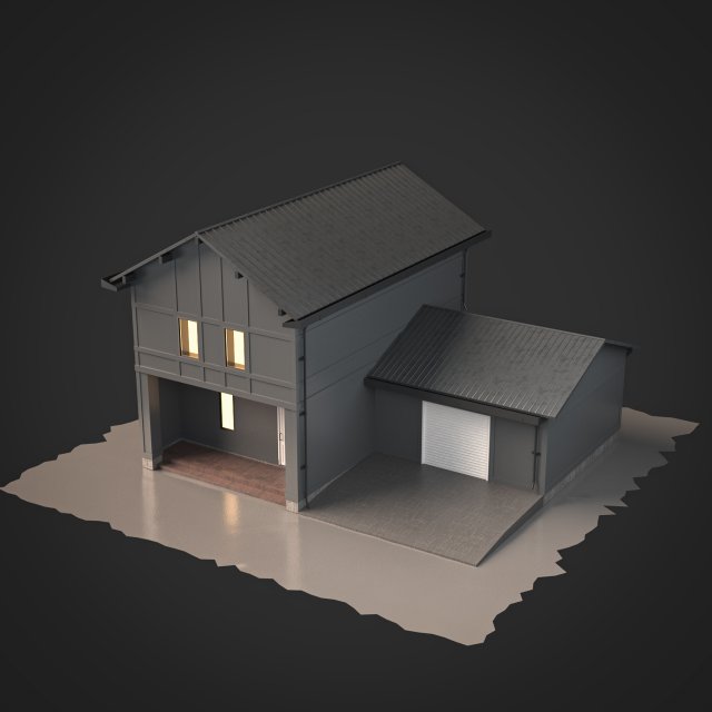 House V6 Modelo 3D .c4d .max .obj .3ds .fbx .stl .blend 