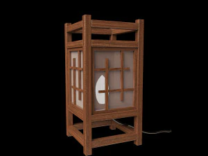 Wood Light 3D Model