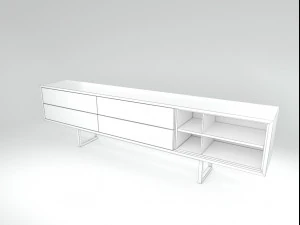 Cabinet tivi 3D Model