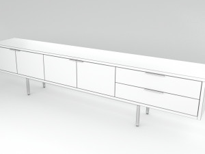 Cabinet tivi 3D 模型